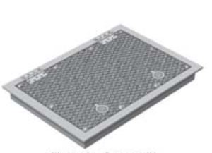 Neenah R-6665-3FP Access and Hatch Covers